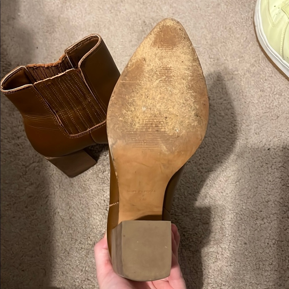 Steve Madden Leather Ankle Boots - Picture 3 of 3
